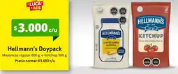 Unimarc Hellmann's mayonesa o ketchup oferta