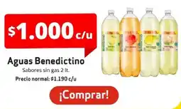Unimarc Benedictino aguas oferta