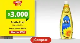 Unimarc Chef aceite oferta