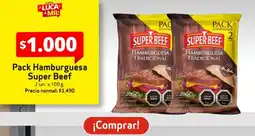 Unimarc Super Beef hamburguesa oferta
