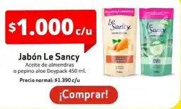 Unimarc Le Sancy jabon oferta