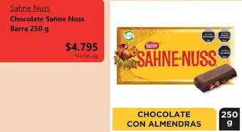 Sahne Nuss chocolate barra