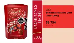Santa Isabel Lindt Lindor bombones de leche oferta