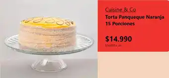 Cuisine & Co torta panqueque naranja