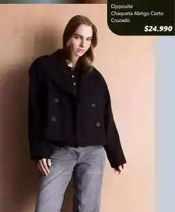 Paris Opposite chaqueta abrigo corto cruzado oferta