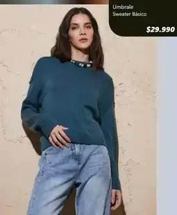Paris Umbrale sweater básico oferta