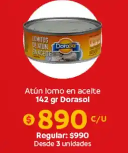 Central Mayorista Dorasol atún lomo en aceite oferta
