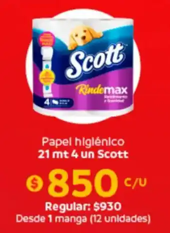 Scott Rindemax papel higienico