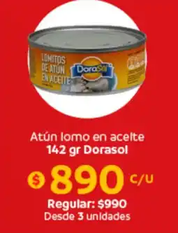 Central Mayorista Dorasol atún lomo en aceite oferta