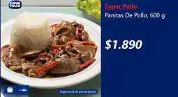 Lider Super pollo panitas de pollo oferta