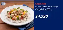 Lider Pollo cubitos de pechuga congelados oferta