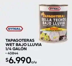Construmart Dynal tapagotera sella techos bajo lluvia oferta