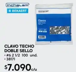 Construmart Clavo techo doble sello oferta