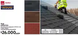 Construmart Teja asfaltica oferta