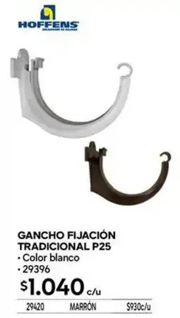 Construmart Hoffens gancho fijación tradicional p25 oferta