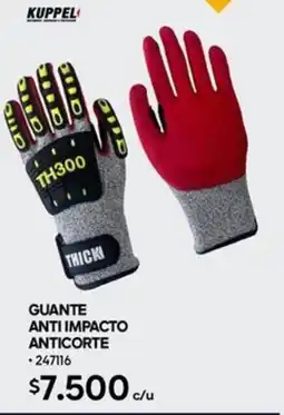 Construmart Kuppel guante anti impacto anticorte oferta