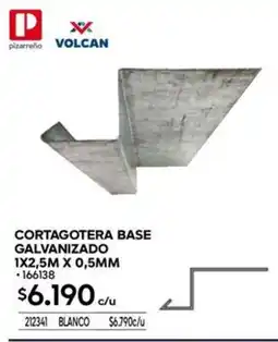 Construmart Cortagotera base galvanizado oferta