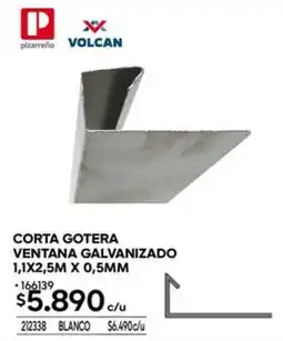 Construmart Corta gotera ventana galvanizado oferta