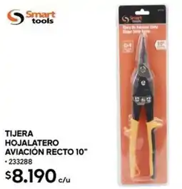 Construmart Tijera hojalatero aviación recto 10" oferta