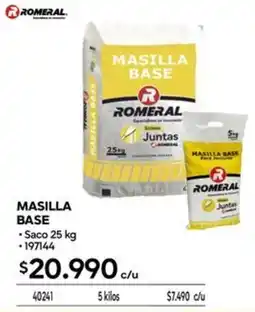 Construmart Masilla base oferta