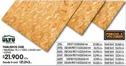 Construmart Ultu tableros osb oferta