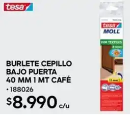 Construmart Burlete cepillo bajo puerta oferta