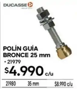 Construmart Ducasse polín guía bronce oferta