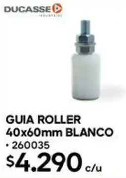 Construmart Ducass guia roller blanco oferta