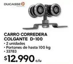 Construmart Ducasse carro corredera colgante D-100 oferta
