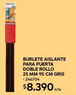 Construmart Burlete aislante para puerta doble rollo oferta