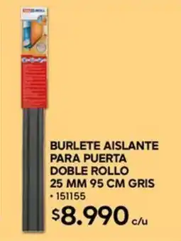 Construmart Burlete aislante para puerta doble rollo oferta