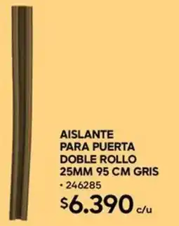 Construmart Aislante para puerta doble rollo oferta