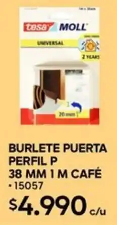 Construmart Tesa moll burlete puerta perfil café oferta
