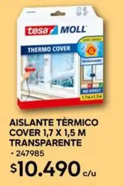 Construmart Tesa moll aislante térmico cover transparente oferta