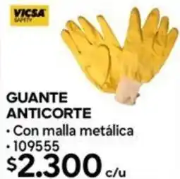 Construmart Vicsa safety guante anticorte oferta