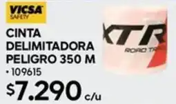 Construmart Vicsa safety cinta delimitadora peligro oferta