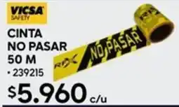 Construmart Vicsa safety cinta no pasar oferta