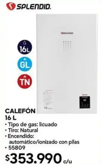 Splendid calefón