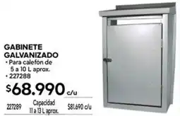 Construmart Gabinete galvanizado oferta