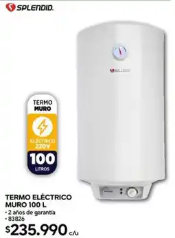 Construmart Splendid termo eléctrico muro oferta