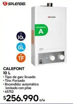 Construmart Splendid calefont oferta