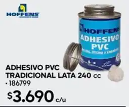 Construmart Hoffens adhesivo pvc tradicional lata oferta