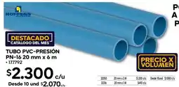 Construmart Hoffens tubo pvc-presión oferta