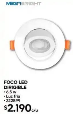 Construmart Megabright foco led dirigible oferta