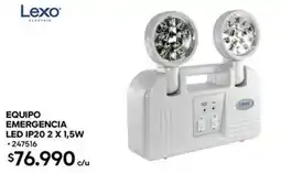 Construmart Lexo electric equipo emergencia led oferta