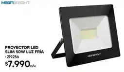 Construmart Megabright proyector led slim luz fría oferta