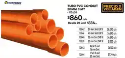 Construmart Hoffens tubo pvc conduit oferta