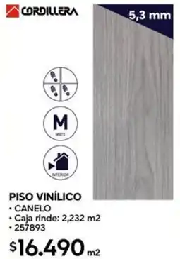 Construmart Cordillera piso vinílico oferta