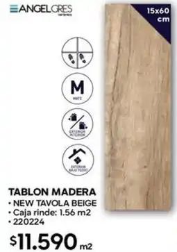 Construmart Angel gres tablon madera oferta