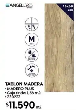 Construmart Angel gres tablon madera madero plus oferta